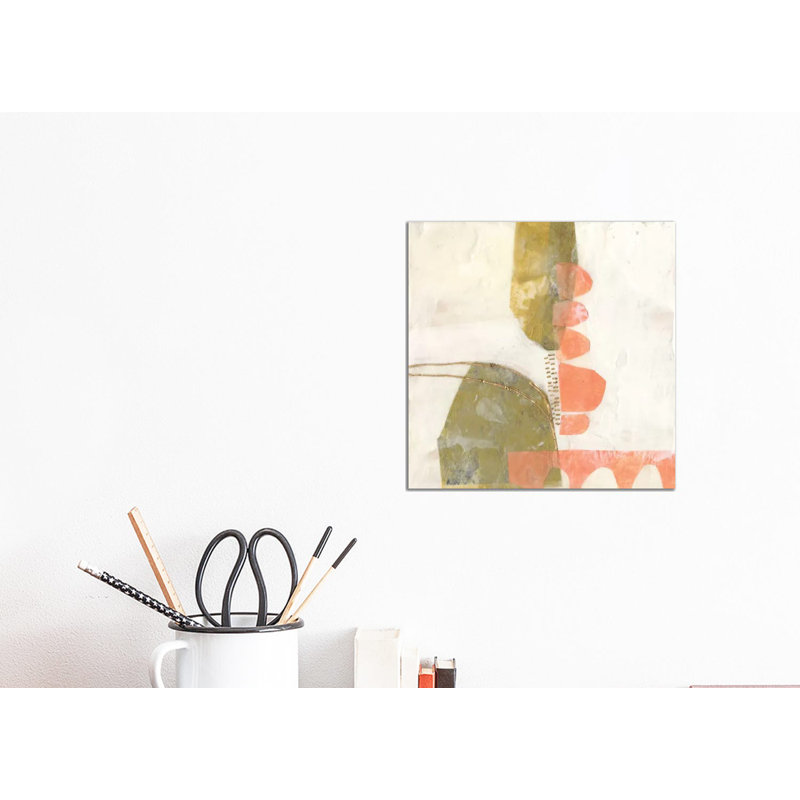Gilded Coral II by Jennifer Goldberger - Wrapped Canvas Gallery-Wrapped Canvas Giclée, 30.48 cm H x 30.48 cm W