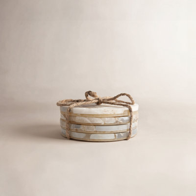 Kiyanni Round 4 Piece Coaster Set