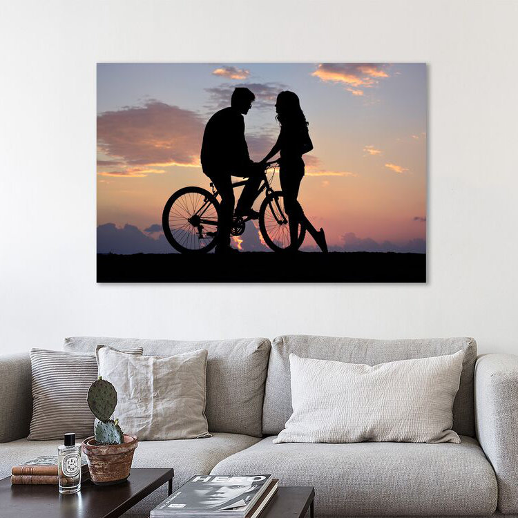 If Love Is The Treasure, Laughter Is The Key by Dominic Liam - Wrapped Canvas Print, 30cm H x 46cm W x 4cm D