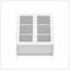 Armoire décorative blanche-1946434299