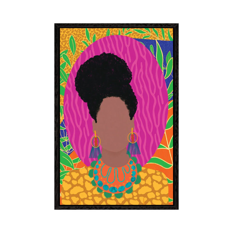 Safari - Print on Canvas, Black Floater Framed, 66.04cm H x 45.72cm W x 3.81cm D