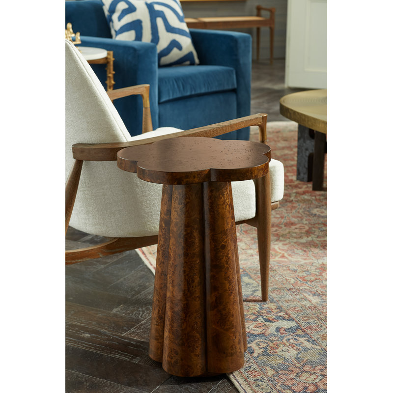 Callie Accent Table, Walnut Burl