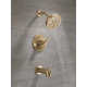 Nicoli Single-Function Tub Shower Faucet Set, Shower Trim Kit with H2Okinetic Shower Head and Valve