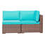 Chaise de patio avec coussins Querida-2136817242