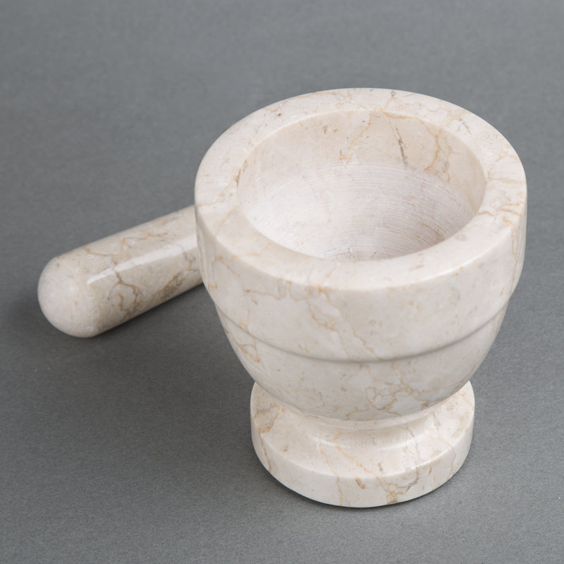 Ensemble de mortier et pilon champagne
