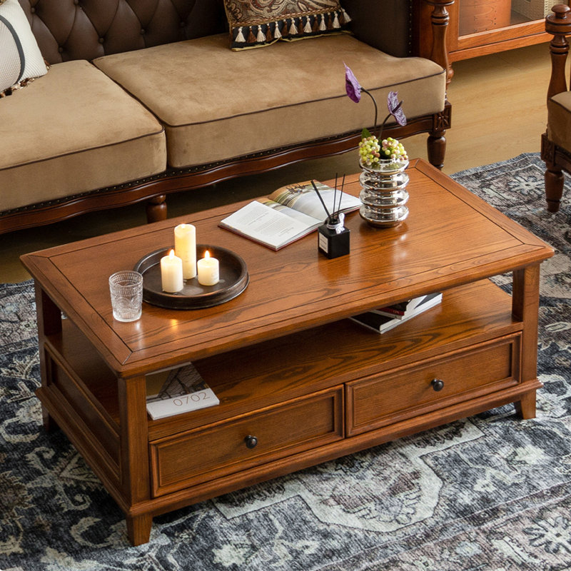Table basse American Vintage, H 20,1 po x L 47,2 po x l 25,6 po