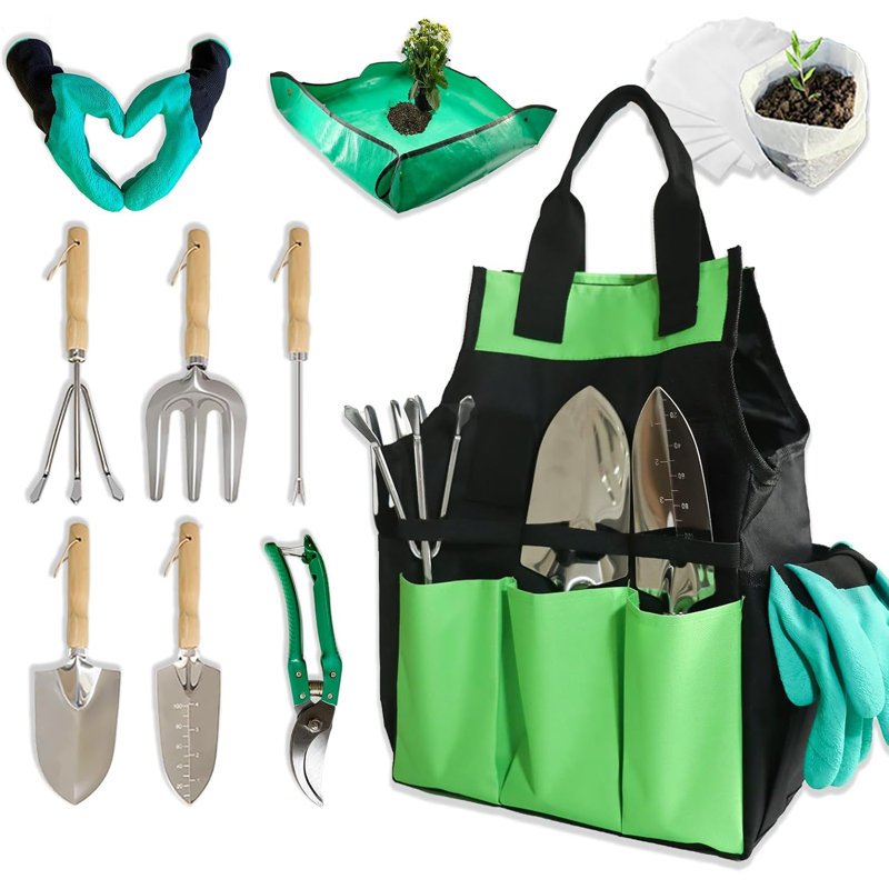 Ensemble d'outils de jardinage de 10 pièces