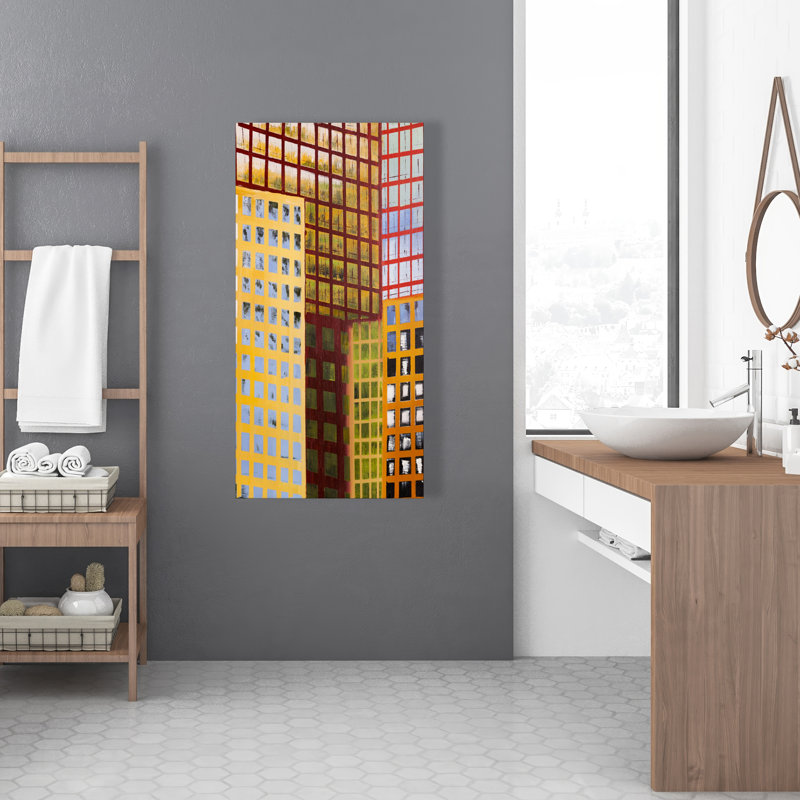Toile de gratte-ciel - décor de salon moderne | Style maison