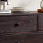 Commode de rangement style français en bois massif rétro