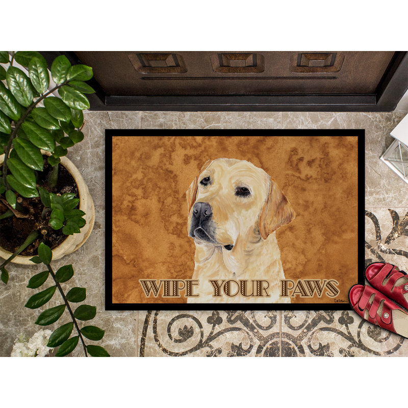 Tapis d’entrée antidérapant d’intérieur Labrador tiltonsville, Rectangle 2 pi x 3 pi