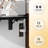 Leayla Makeup Vanity Desk with Adjustable LED Lights, Charging Dock, Stool, and High-Definition Mirror