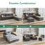 Tremee U Shaped Modular Sectional Upholstered Sofa Couch-87110854