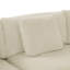 Grand grand canapé modulaire rembourré en velours côtelé beige à 3 sièges pour plus de confort Facile à assembler - Rempli de canapé Installation simple