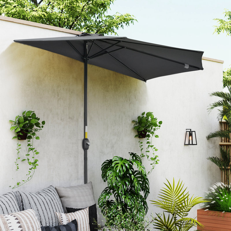 293cm Market Parasol, Grey