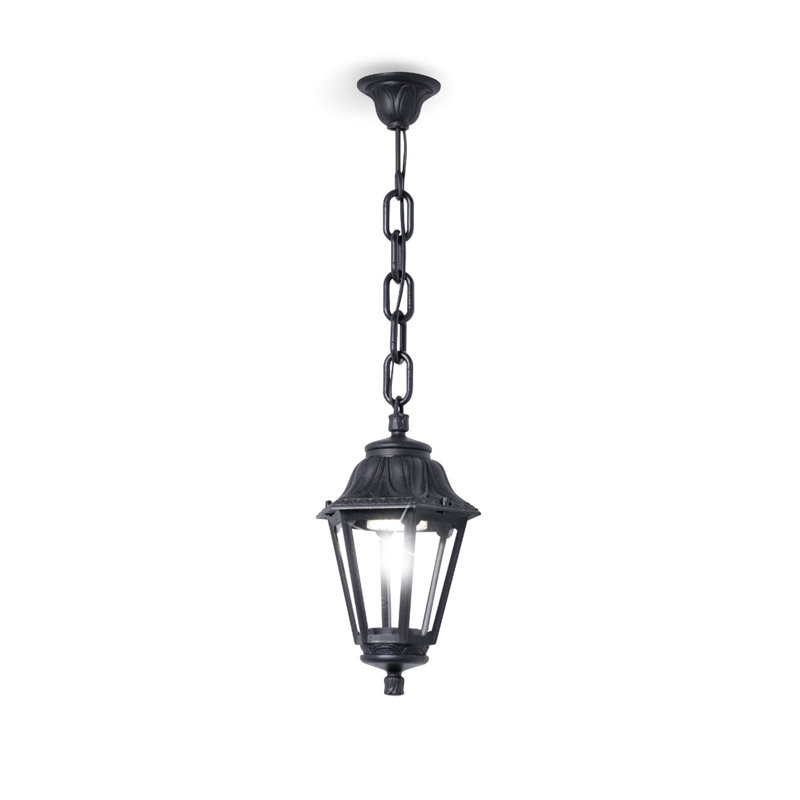 Wootton Outdoor Hanging Lantern, Black