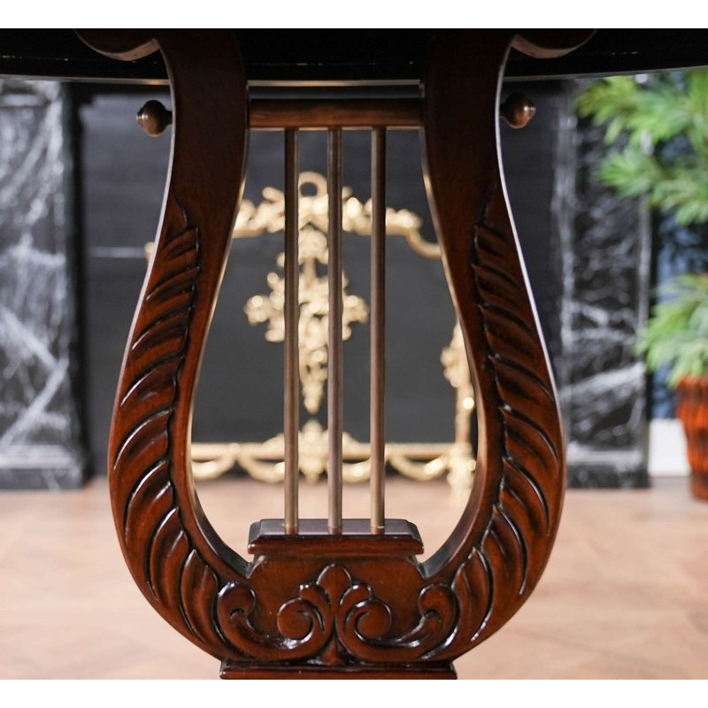 Lampe de table brun 30 po