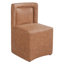 Chaise de salle à manger rembourrée en polyuréthane avec base monolithe contemporaine Orson-131066633