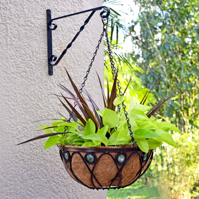 Pot à fleurs suspendu en métal Rodden