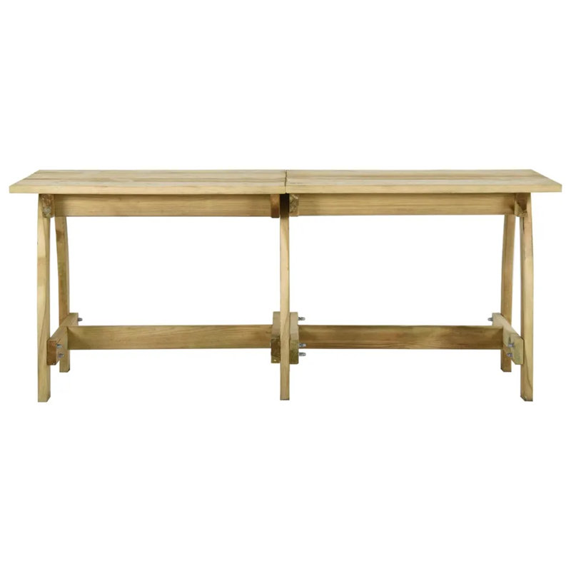 Luft Rectangular 8 - Person Table, 75cm H x 220cm L x 74cm D