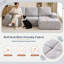 MIMO 256cm L-Shaped Modular Chaise Sofa