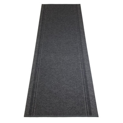 Tapis gris léger intérieur / extérieur antidérapant