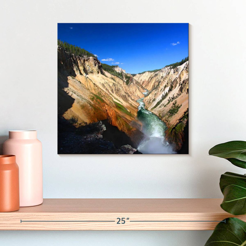 Aadvi Yellowstone River Canyons, 16" H x 16" W