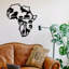 Accessoire mural décoratif en métal, couleur noire, 20,5 po x 22,4 po | Fabrication 100% métal, épaisseur: 0,05 pouce | Décoration élégante pour le salon, la chambre à coucher ou le bureau | Conception unique et finition durable