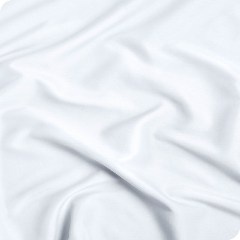 Ultra-soft Microfiber Deep Pocket Fitted Sheet, Queen Fitted Sheet, White