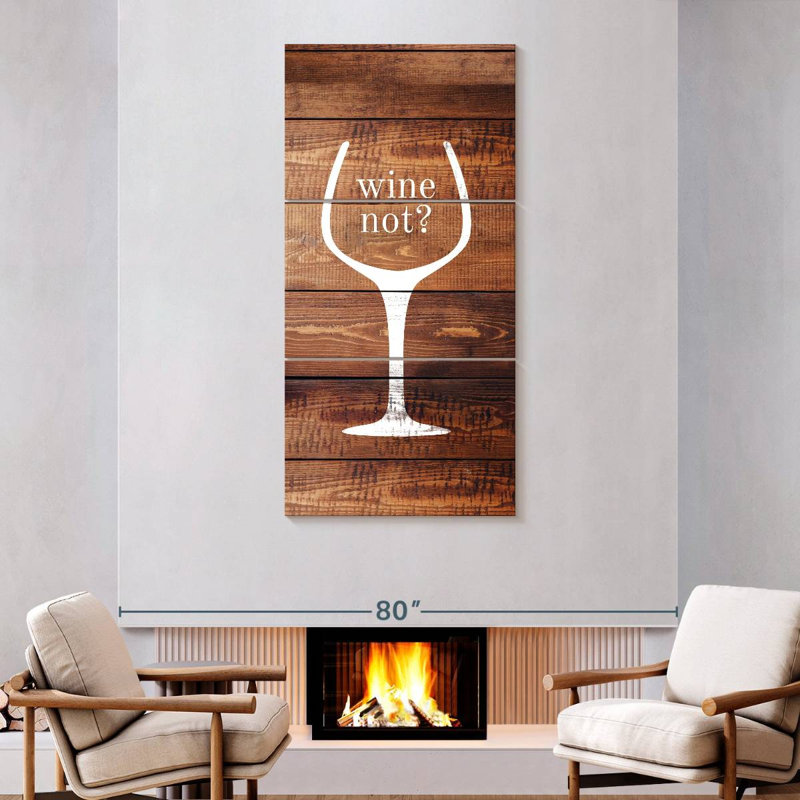 Wine Not, 75" H x 36" W