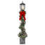 7' Pre-Lit Potted Lamp Post With Warm White LED Lights