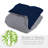 All Season Reversible Bamboo Comforter Down with Alternative Filling-836822292-939075254