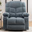 Fauteuil inclinable surdimensionné à bascule pivotant de massage de 38 po, avec chaleur et vibration à 8 points, port USB, porte-gobelets-1557860802