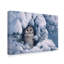 Yand «Long Eared Owl in Snow», reproduction de peinture acrylique sur toile tendue-30361659