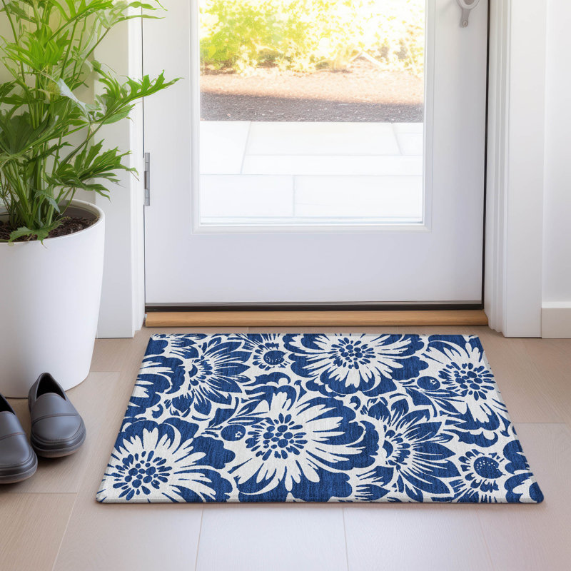 Tapis intérieur / extérieur Rockcrest avec envers antidérapant, Rectangle 1 pi 8 po x 2 pi 6 po