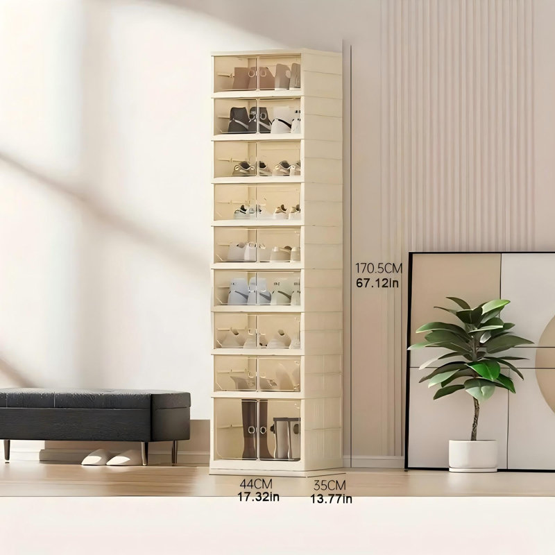 18 Pair Shoe Storage Cabinet