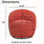 Chaise pivotante Coral 360 - avec rembourrage confortable-1098690569