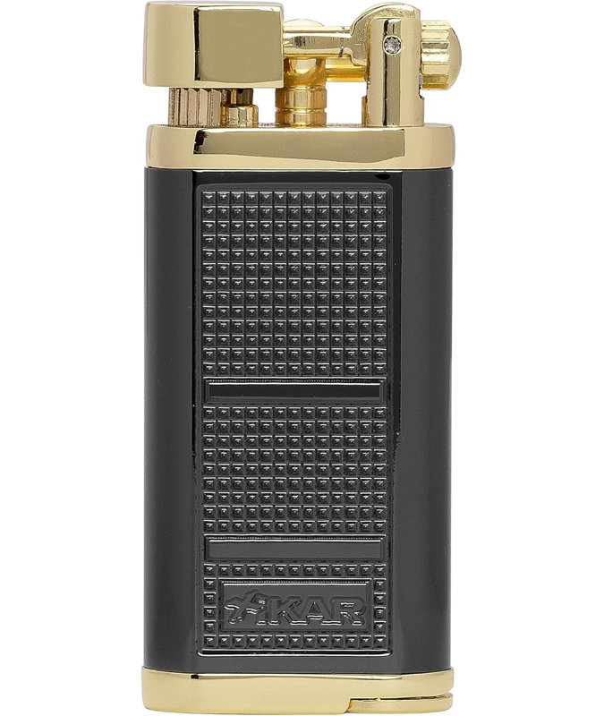 Briquet à flamme souple pour canalisation, Noir / or
