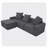 Convertible Modular Sectional Sofa Set Popular Microfiber Fabric Compression Sofa-434471478