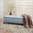 Ottoman with Storage, 51” Contemporary Bench for Living Room | Wood Frame-123499523