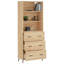 Braconi 180cm H x 69.5cm W Standard Bookcase