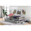 Lit plateforme simple avec deux tiroirs-2145118394