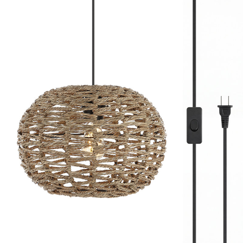 Luminaire suspendu cylindrique à 1 lumière Knizair
