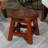 Cherry Wooden Foot Stool - Enhances Room Ambiance Seat Adds Charm To Any Space-688265622