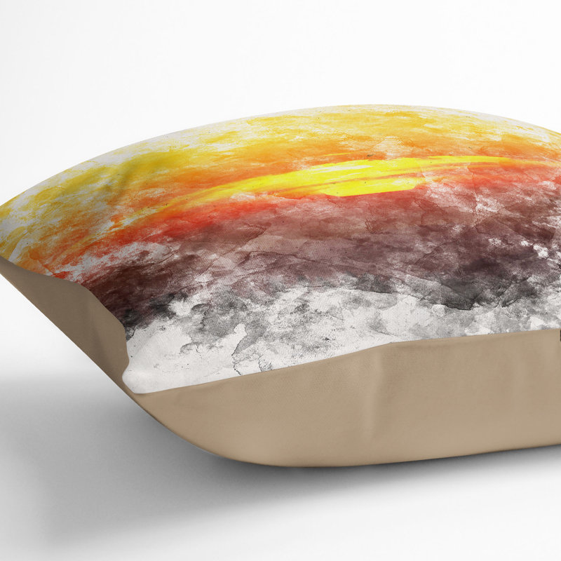 Square Cushion, 40cm H x 40cm W x 15cm D, Stone