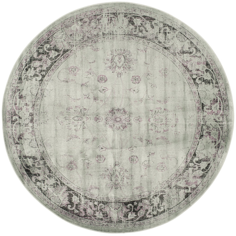 Tapis oriental performance rétro, Rond 6 pi