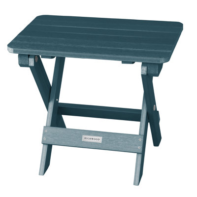 Rectangular Folding Outdoor Side Table , 20'' in. W 14'' in. D