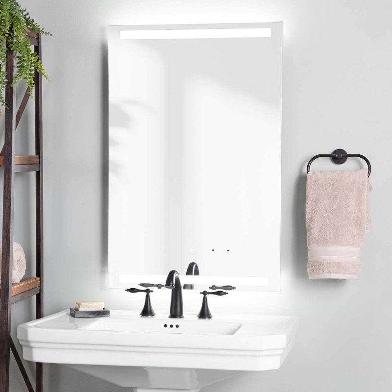 Miroir de salle de bain mural Totterdell, 32 po x 20 po