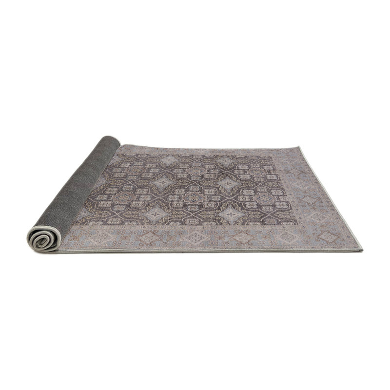 Tapis oriental gris, Rond 5 pi