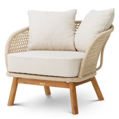 Trinity Outdoor Teak Lounge Chair