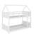 Twin-Over-Twin House-Style Floor Bunk Bed With Headboards And Footboards-465790766